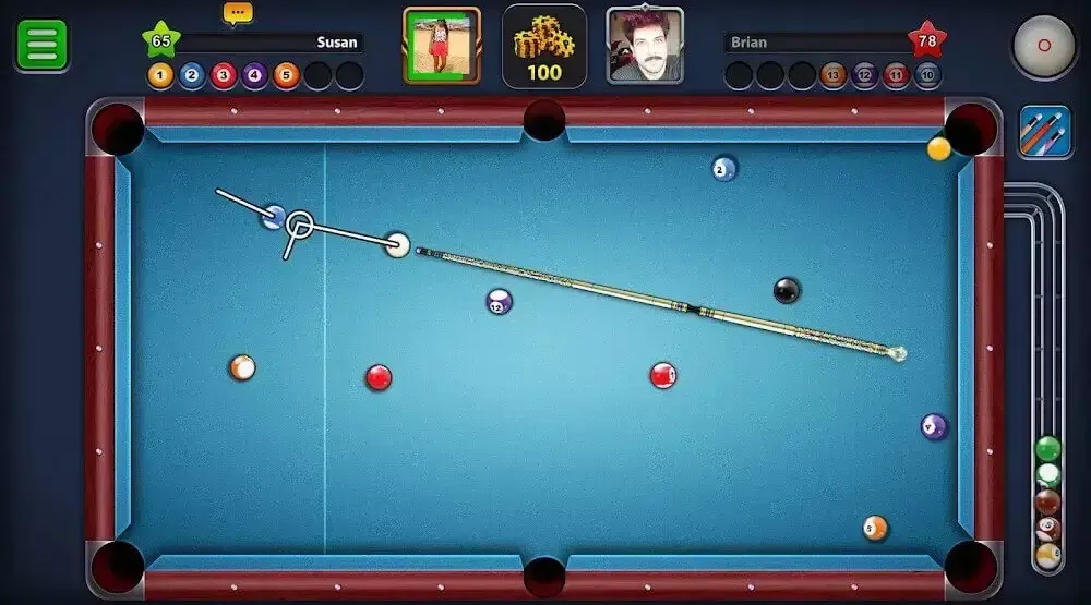 Competitive Gameplay in 8 Ball Pool