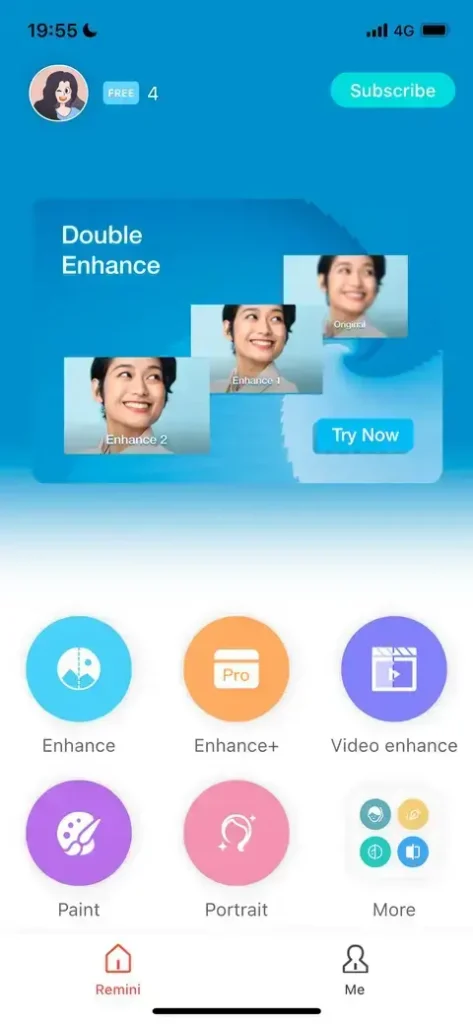 Customizable Settings in Remini 