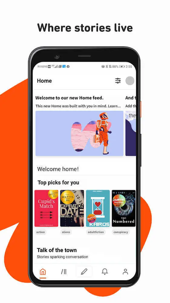Introduction of Wattpad